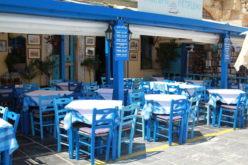 Chania. Restauracja