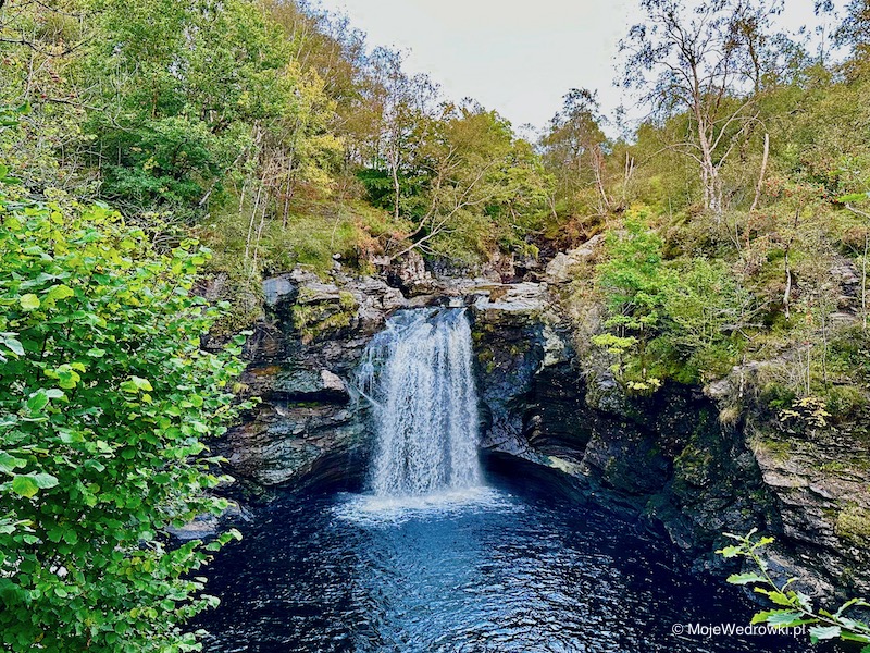 Wodospad tuż obok Loch Lomond