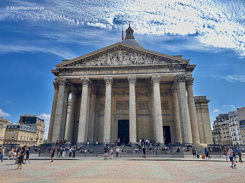 Panteon - wejście główne, Paryż