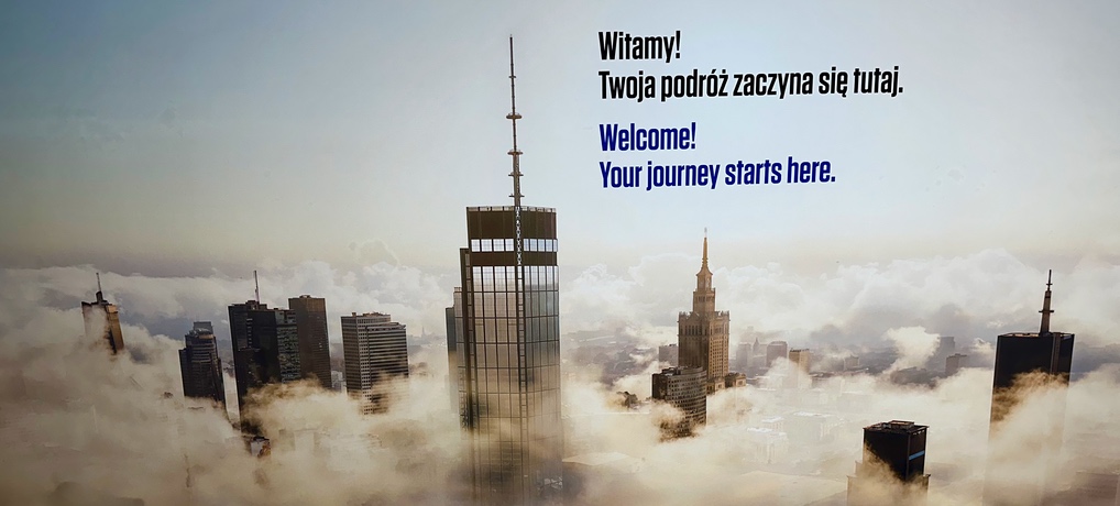 Warszawa z lotu ptaka – Varso Tower