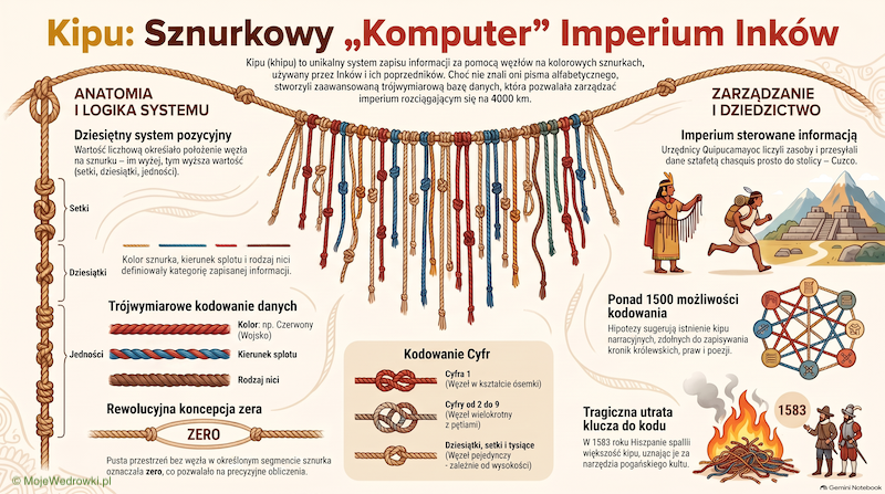 Kipu - sznurkowy komputer Imperium Inków
