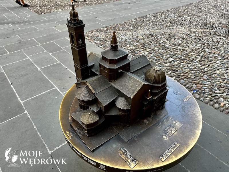mosiężna miniatura Palazzo della Ragione